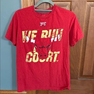 Chicago Bulls Red Graphic T-Shirt